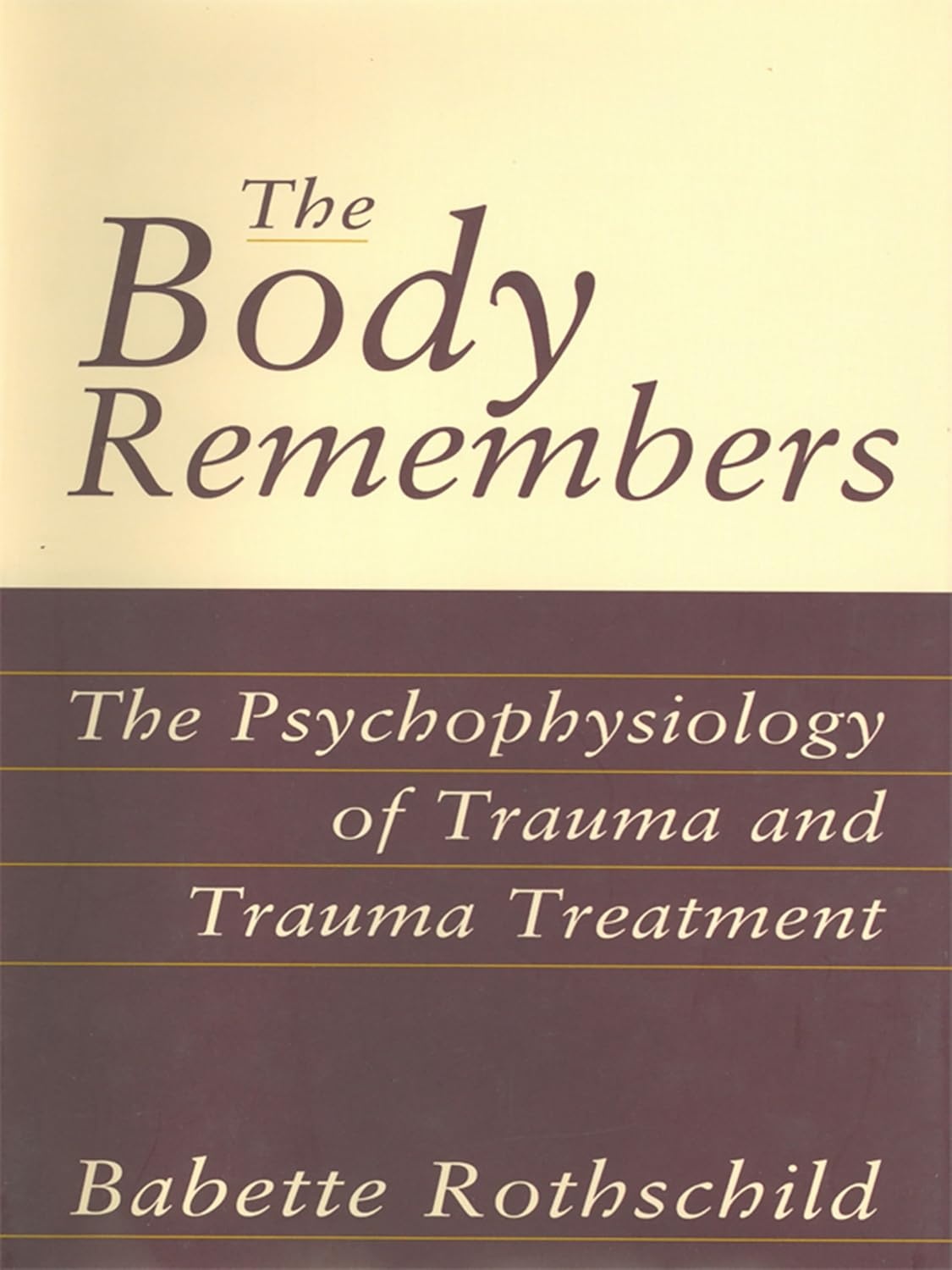 The Body Remembers: The Psychophysiology of Trauma and Trauma Treatment cover