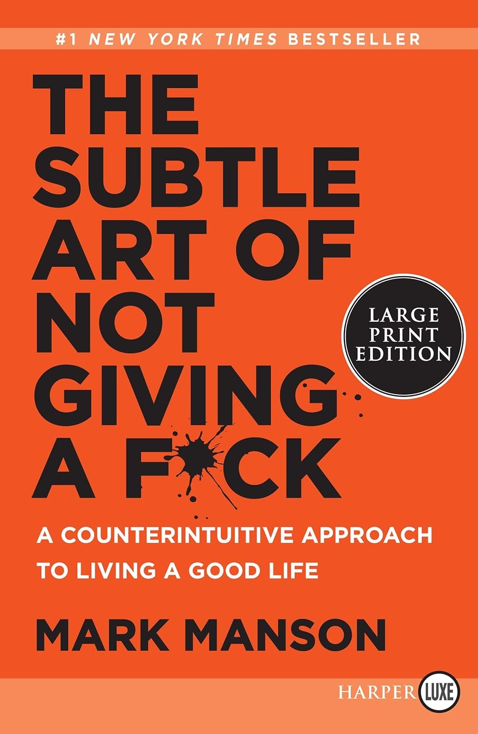 The Subtle Art of Not Giving a F*ck cover