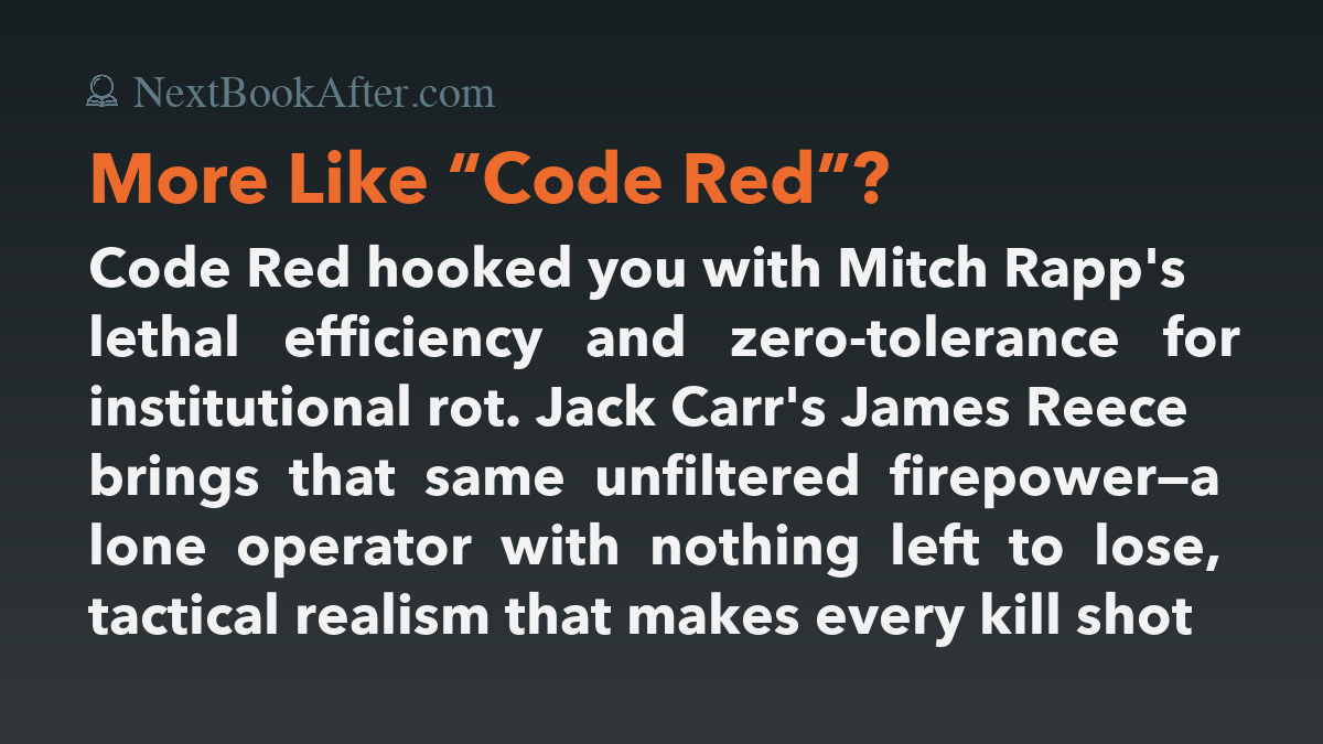 Books Like Code Red — tactical revenge thriller