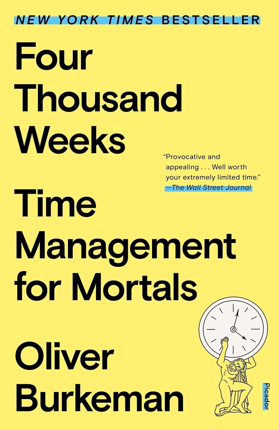 Cover of Four Thousand Weeks