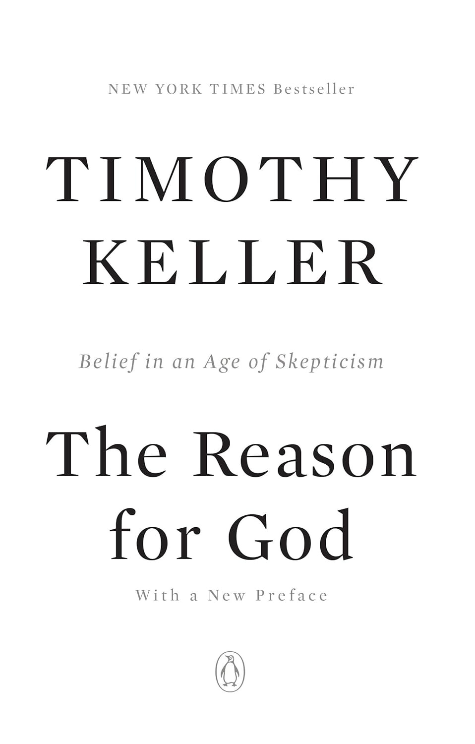 Cover of The Reason for God: Belief in an Age of Skepticism