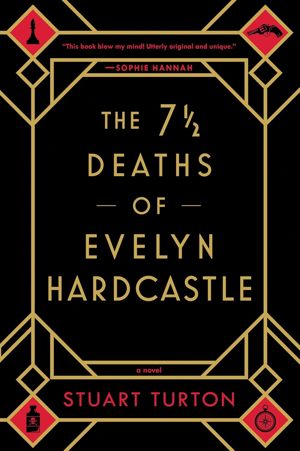 Cover of The 7 1/2 Deaths of Evelyn Hardcastle