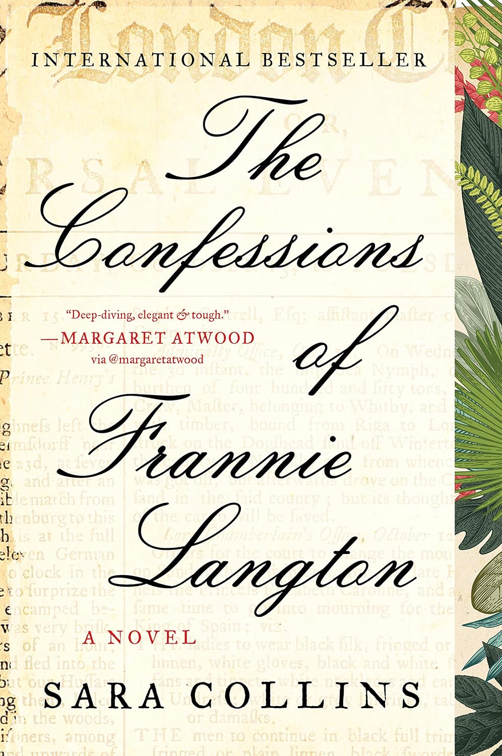 Cover of The Confessions of Frannie Langton by Sara Collins